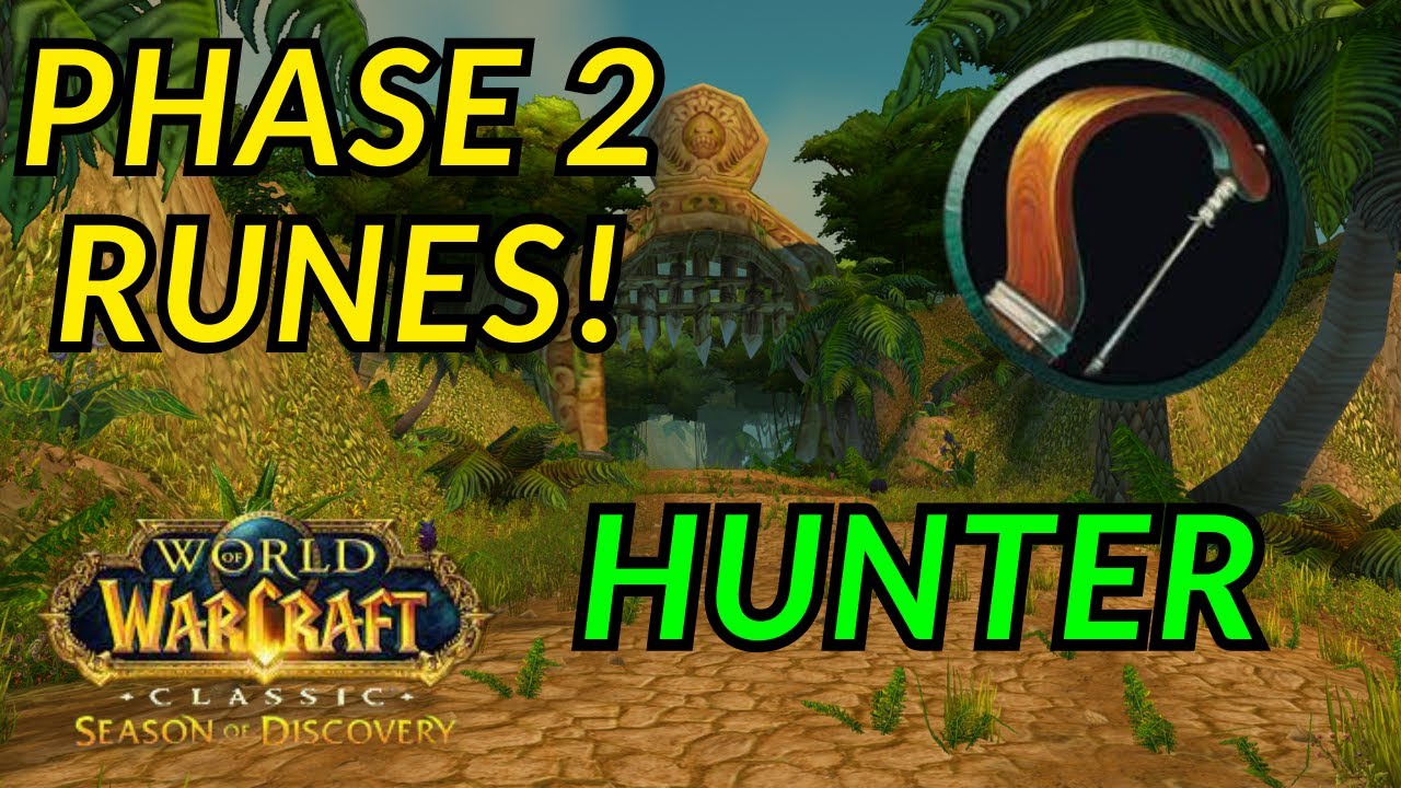 World of Warcraft Season of Discovery Phase 2 - Hunter Runes