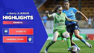 Sydney FC v Canberra United FC - Highlights | Liberty A-League 2023-24 | Round 04