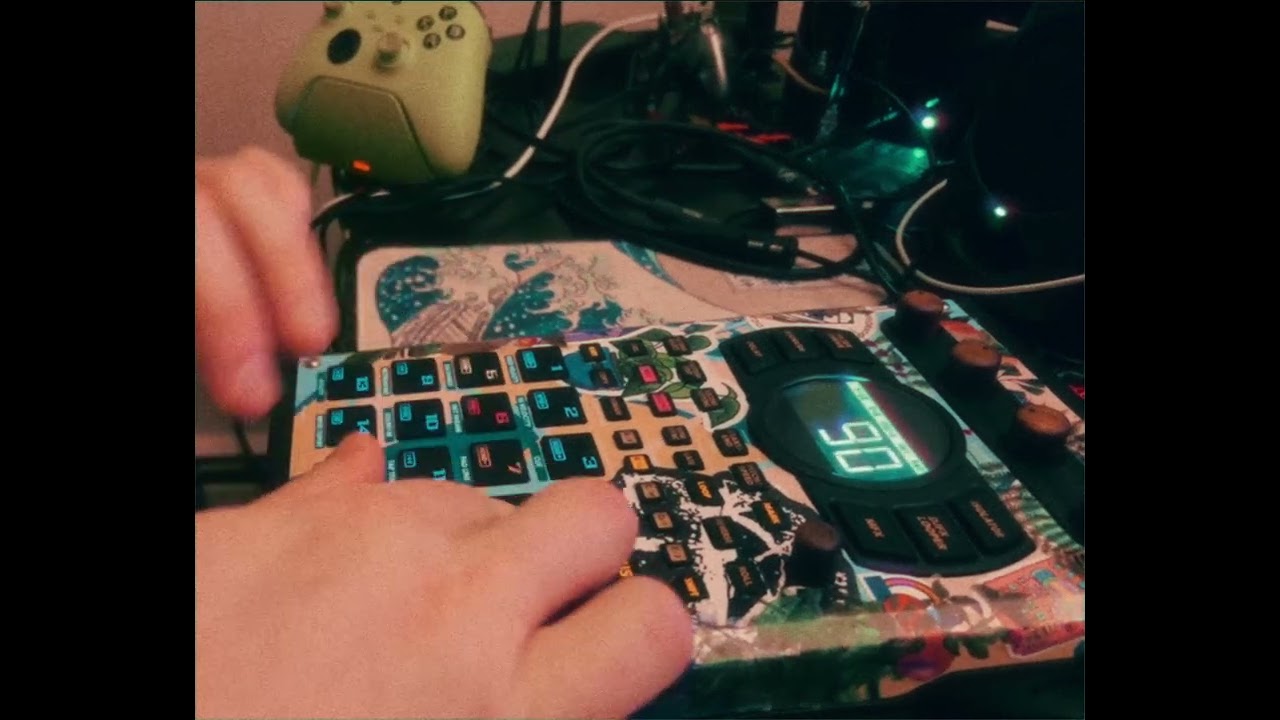 Jamuary25th.Started with bass line on my jazz bass & built  betwn SP 