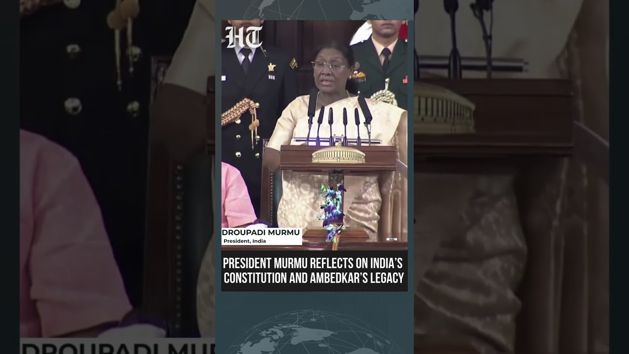 President Murmu Reflects On India’s Constitution Day And Ambedkar’s Vision For Nation | #shorts
