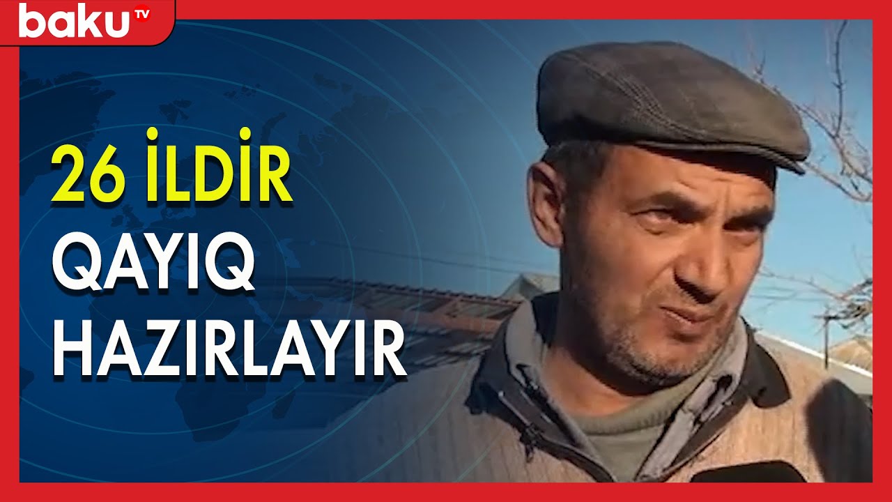 26 ildir döymə üsulu ilə qayıq hazırlayır | Baku TV | #bakutvofficial