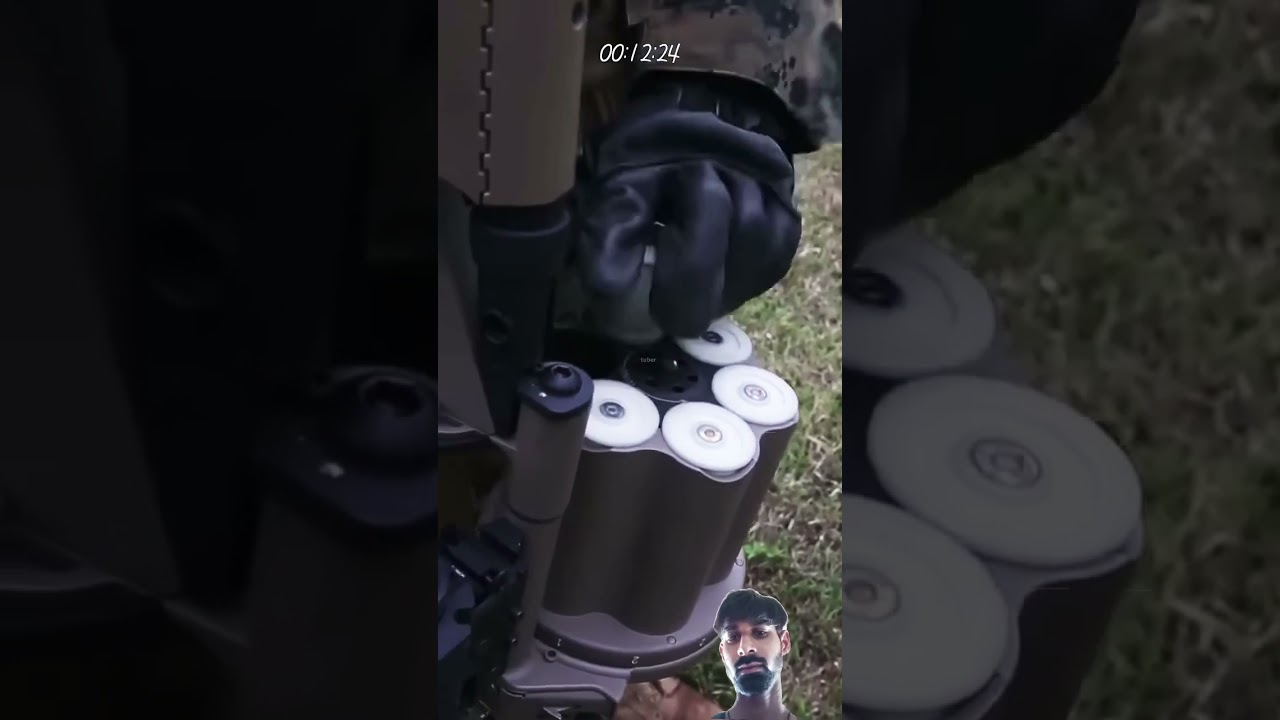 Revolver-type 6- barrel Grenade Launcher