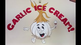 Garlic Ice Cream In Garlic World - Gilroy California