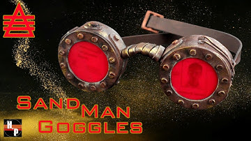 Dream Walker Book Series Sandman Goggles Complete Build | FREE GOGGLES TEMPLATE