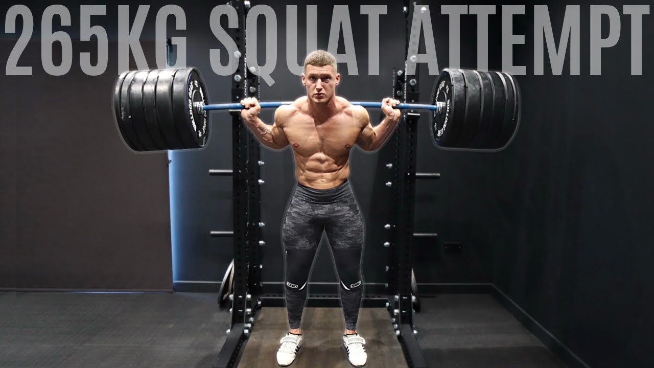 265KG SQUAT (584lbs) in my HOME GYM