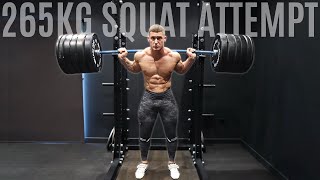265KG SQUAT (584lbs) in my HOME GYM
