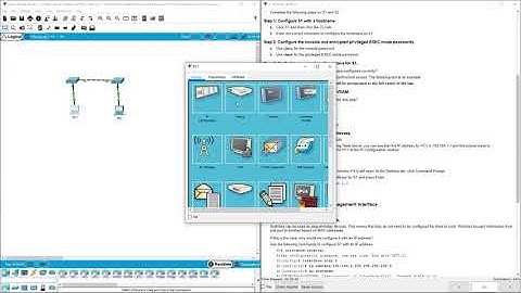 CCNA1-ITNv7 - 2.7.6 Packet Tracer - Implement Basic Connectivity