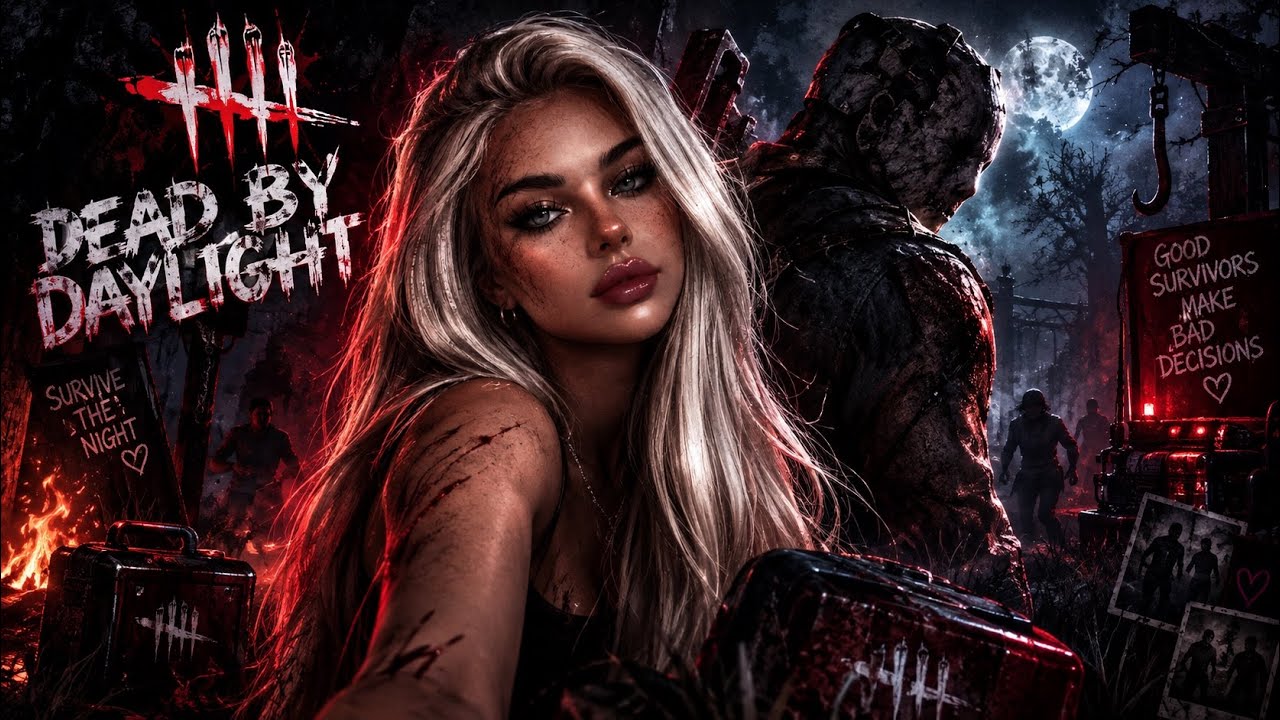JUST A Short LIVESTREAM TODAY ONLINE 🩸DEAD BY DAYLIGHT 🩸 HOOKED BLEEDING AND LEFT FOR DEAD