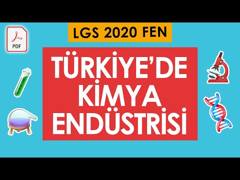TÜRKİYE'DE KİMYA ENDÜSTRİSİ #LGS2020