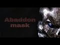 Скульптурная маска Абаддона/Sculptural mask of Abaddon