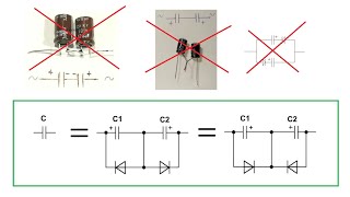 Как Сделать Неполярный Конденсатор Из Полярного