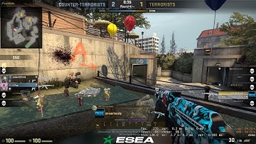 ESEA.net COTW: Sneaky Feet to 180; 1v2 Clutch