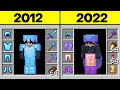 Minecraft 2012 vs. 2022 (25 Unterschiede)