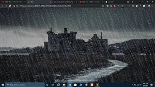 Rain Effect Animation using Pure CSS in Hindi 2019