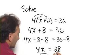 Bittinger Elementary and Intermediate Algebra 7e Chapter Test Prep Ch. 2 Ex. 8