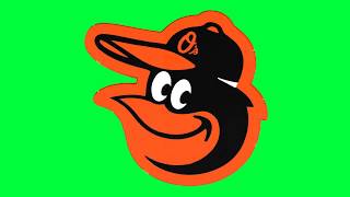 Baltimore Orioles Green Screen Logo Loop Chroma Animation