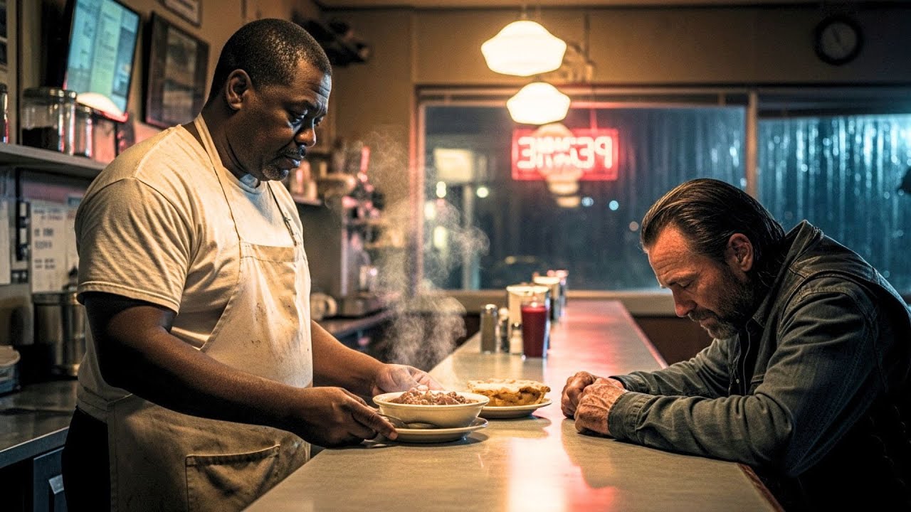 Poor Diner Owner Feeds a Broke Freezing Biker—Weeks Later His Life Was Never the Same
