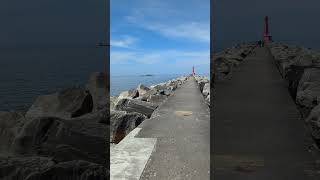 Walking the Pier in Muskegon #shorts