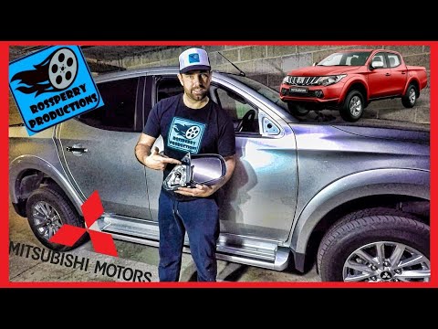 Mitsubishi L200 Triton Wing Mirror (Electric) How to Removal & Replace Tutorial 2016-2019, Warrior