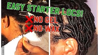Starting Locs Without Waxes Or Gels Requested Easy