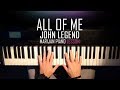 How to play john legend  all of me  piano tutorial lesson  sheets