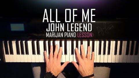 How To Play: John Legend - All Of Me | Piano Tutorial Lesson + Sheets