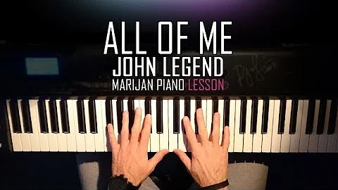 How To Play: John Legend - All Of Me | Piano Tutorial Lesson + Sheets