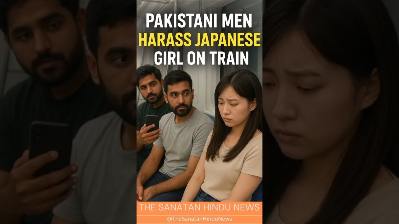 Pakistani Men Harass Japanese Girl | 
