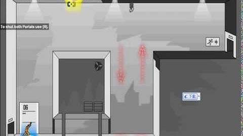 Portal Flash Version 1 - 10 Walkthrough