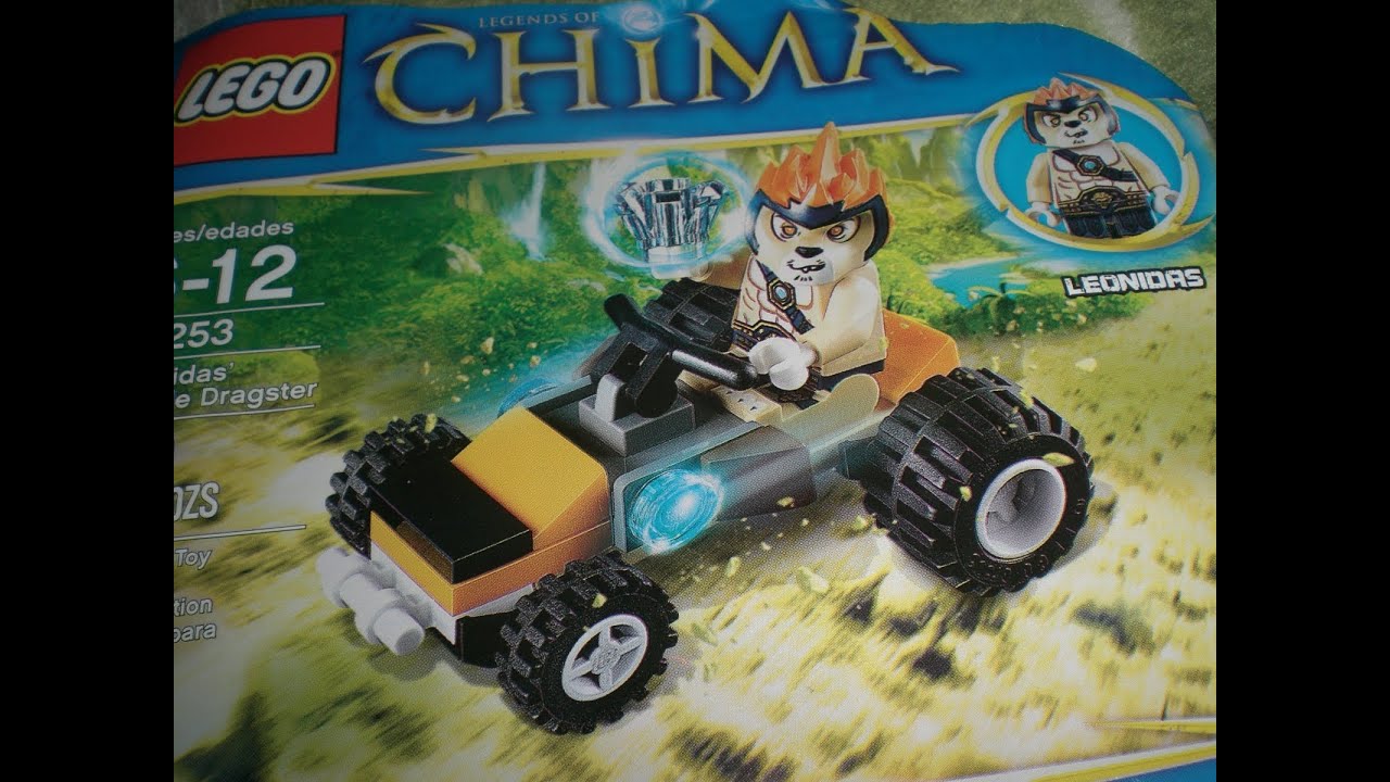 LEGO 30253 LEONIDAS JUNGLE DRAGSTER Legends of Chima Toy Review
