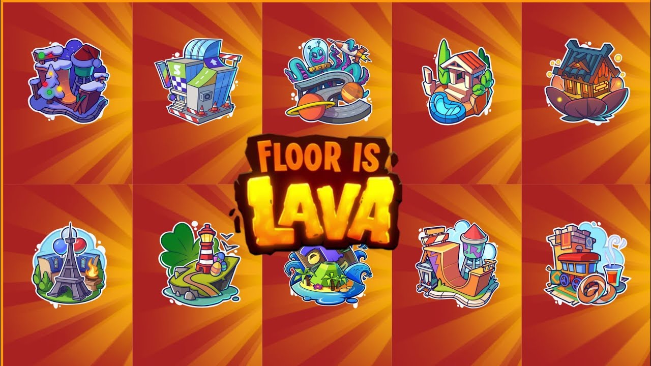 Travel All World Tour -Subway Surfer  Floor is lava 2024