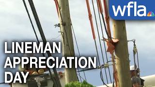 Thank a lineman: Duke Energy holds Linemen Appreciation Day