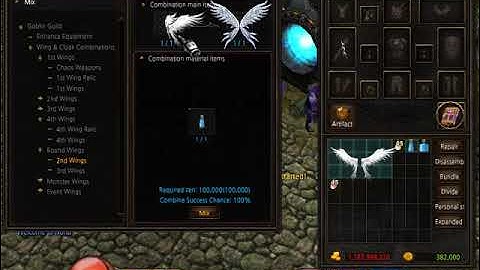 How to Create a [Bound] Wings 2 - Mu Online Season 18