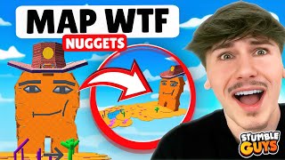 JE TEST DES MAPS WTF SUR STUMBLE GUYS !! (Nuggets Géant)