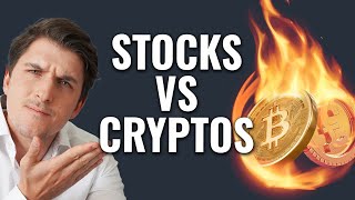 Stocks VS Cryptos! Which Investment Has Less Risk?