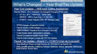 Microsoft Dynamics GP - 2012 Year End Closing Video - By Collins Computing