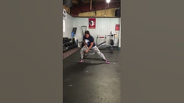 Dynamic alternating side lunges with Kb