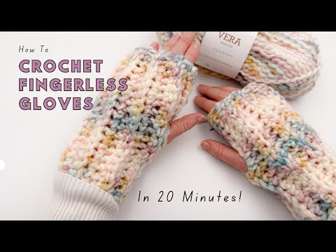 Free Crochet Fingerless Gloves Pattern