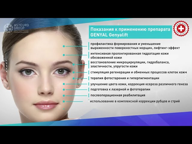 ASTEURO GROUP: биоревитализант с эффектом редермализации GENYAL GENYALIFT