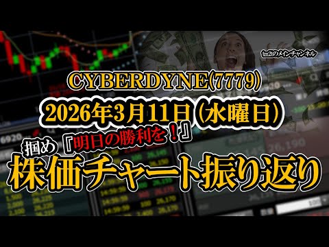 株価チャート振り返りで明日の勝利を！（ＣＹＢＥＲＤＹＮＥ：7779）