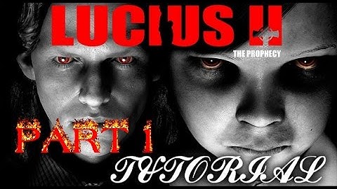 Lucius II - The Prophecy gameplay walkthrough Part 1 Tutorial