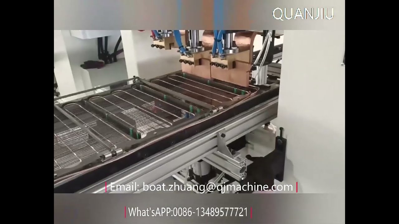Customized Metal Refrigerator Condenser High Quality Gantry Type Wire Mesh Welding Machine Factory