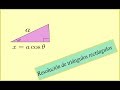 Resolución de triángulos rectángulos