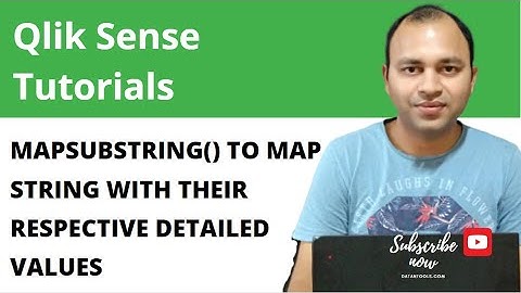 54 Qlik Sense MapSubstring functions to map strings with their respective detailed values