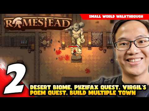 #2 Romestead Small World Walkthrough | Desert Base, Cyclops & Pyzifax Boss