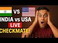 Chess play online with India vs USA😊. #chessgame #trendingvideo .
