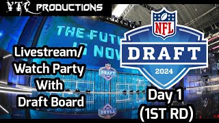 NFL Draft 2024 Day 1 Watch Party\/Livestream