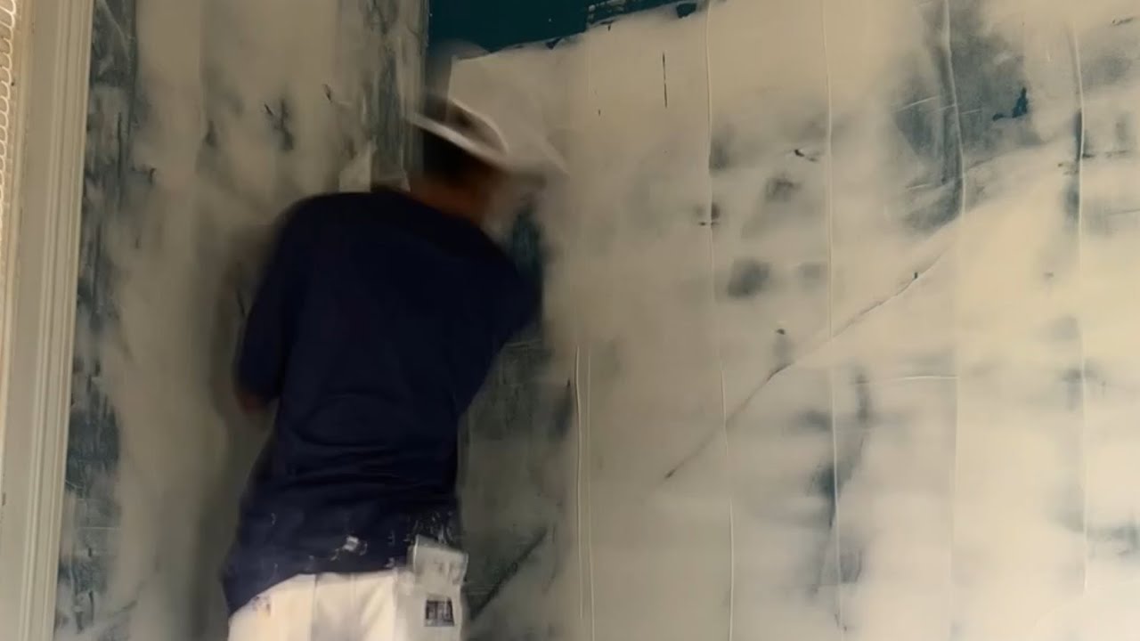 Skimming walls the slickfinish way YouTube