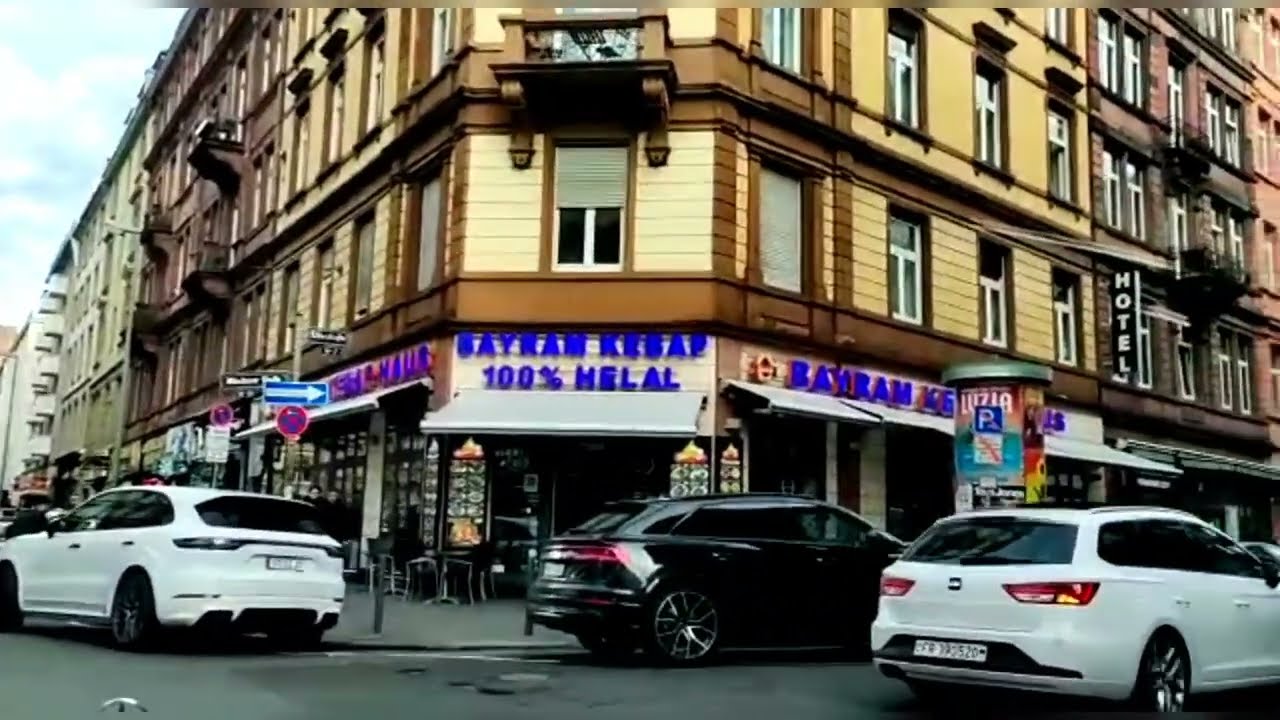 vlog جولة معي في مدينة فرانكفورت الالمانية