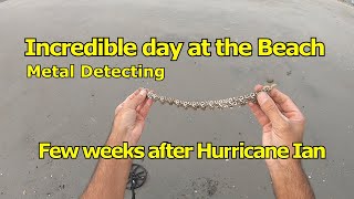 Incredible day at the Beach Metal Detecting